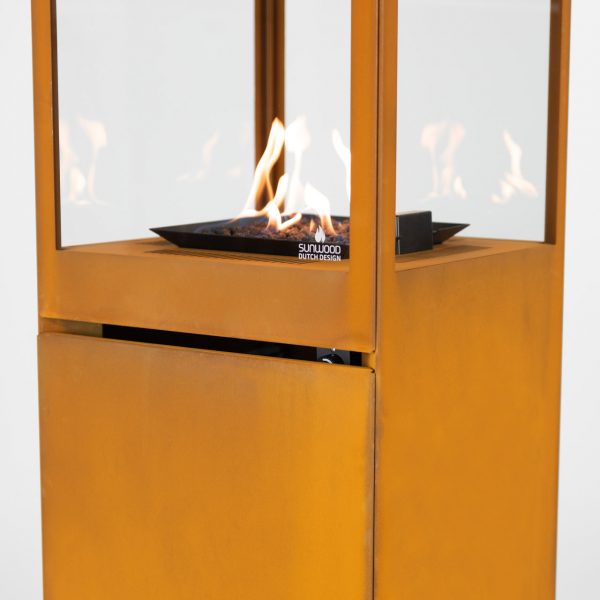 Marino Premium Corten Steel Sunwood Patio Fire